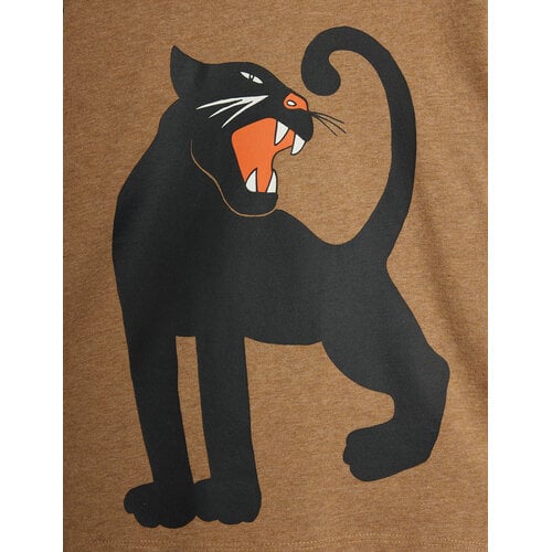 Mini Rodini Bruine longsleeve met panter