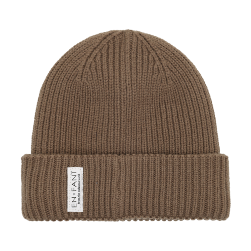 Bruin grijze beanie