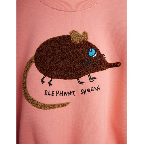Mini Rodini Roze sweater met een muis