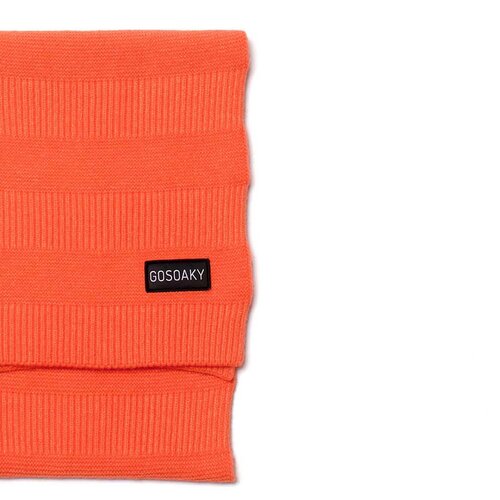 GOSOAKY Gebreide oranje rode sjaal GOSOAKY Gebreide oranje rode sjaal