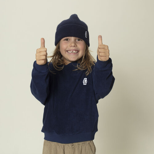 GOSOAKY Gebreide donker blauwe muts