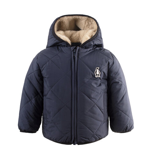 GOSOAKY Gevoerd baby winter jasje donkerblauw GOSOAKY Gevoerd baby winter jasje donkerblauw