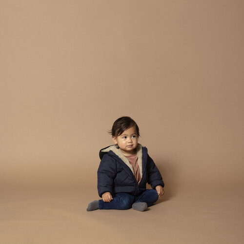 GOSOAKY Gevoerd baby winter jasje donkerblauw GOSOAKY Gevoerd baby winter jasje donkerblauw