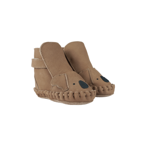 Donsje Baby schoentje Koala Truffle Nubuck Donsje Baby schoentje Koala Truffle Nubuck