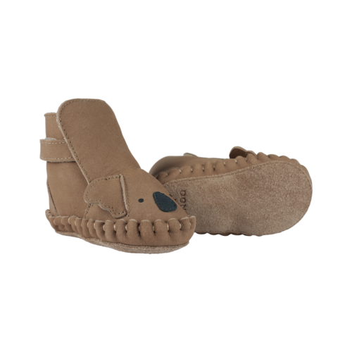 Donsje Baby schoentje Koala Truffle Nubuck Donsje Baby schoentje Koala Truffle Nubuck