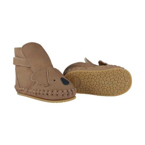 Donsje Baby schoentje Koala Truffle Nubuck Donsje Baby schoentje Koala Truffle Nubuck