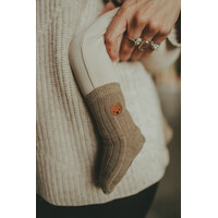 Bell Socks | Bear | Dusty Green