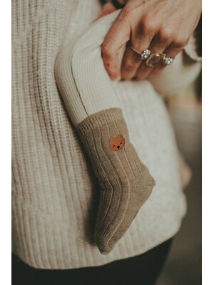 Donsje Bell Socks | Bear | Dusty Green Donsje Bell Socks | Bear | Dusty Green