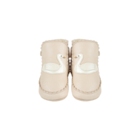 Niv Booties | Swan | Powder Metallic Nubuck