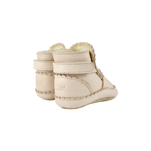 Donsje Baby schoentje Swan Powder Metallic Nubuck