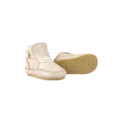 Donsje Baby schoentje Swan Powder Metallic Nubuck