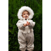 Maevie Overalls | Soft Grey