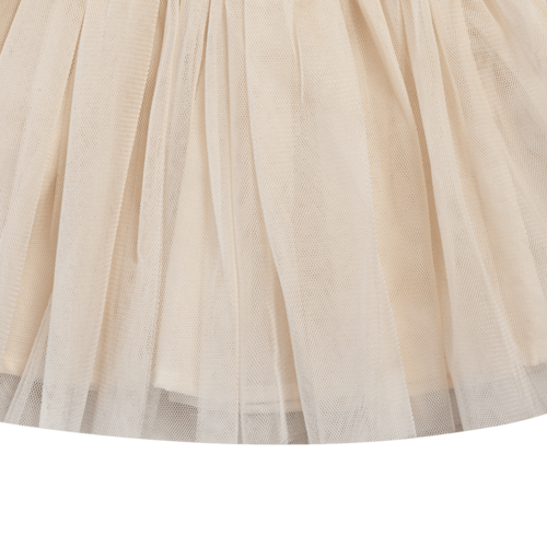 Donsje Jurk met tulle rok in licht roze kleur