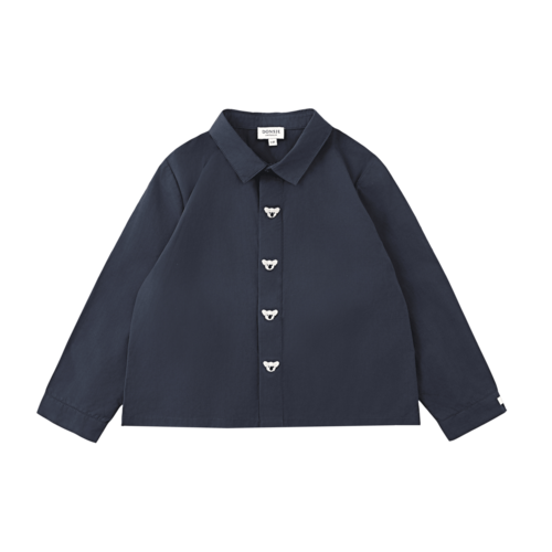 Donsje Katoenen shirt met koala's in donker blauw