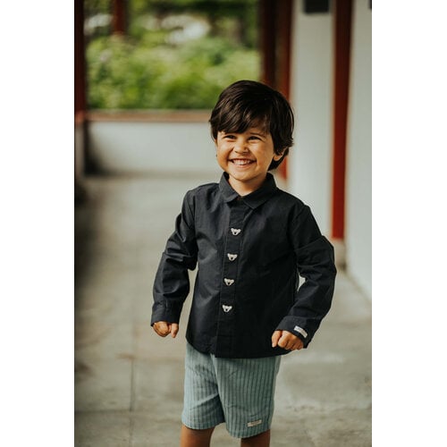 Donsje Katoenen shirt met koala's in donker blauw