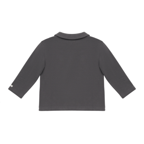 Donsje Donkergrijs shirt met kraagje Donsje Donkergrijs shirt met kraagje