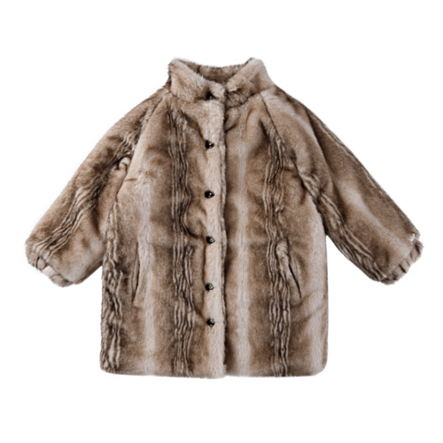 Donsje Oversized jas in imitatie bont Donsje Oversized jas in imitatie bont