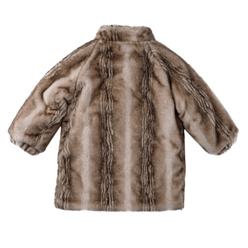 Donsje Oversized jas in imitatie bont Donsje Oversized jas in imitatie bont
