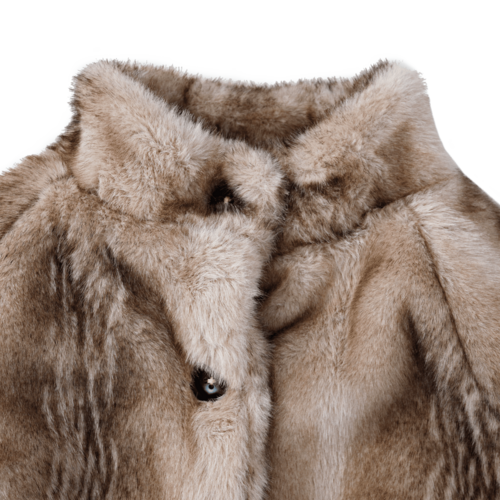 Donsje Oversized jas in imitatie bont Donsje Oversized jas in imitatie bont