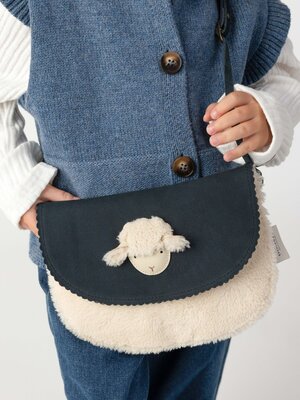 Donsje Ismay Purse | Lammy | Navy Nubuck Donsje Ismay Purse | Lammy | Navy Nubuck