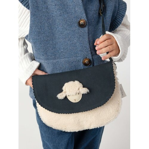 Donsje Ismay Purse | Lammy | Navy Nubuck Donsje Ismay Purse | Lammy | Navy Nubuck