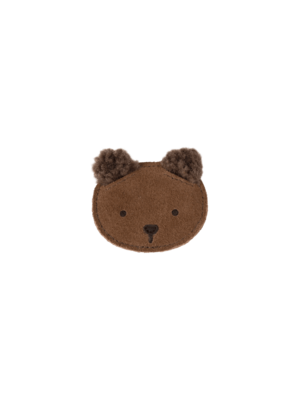 Donsje Pouty Clip | Fluffy Bear | Teddy Brown Suede Donsje Pouty Clip | Fluffy Bear | Teddy Brown Suede