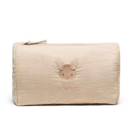 Donsje Licht roze toilettas met fluffy bunny Donsje Licht roze toilettas met fluffy bunny