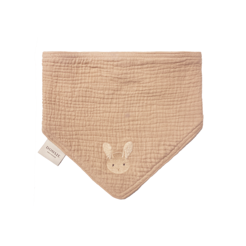 Donsje Bintje Bib | Fluffy Bunny | Rose Mocha Donsje Bintje Bib | Fluffy Bunny | Rose Mocha