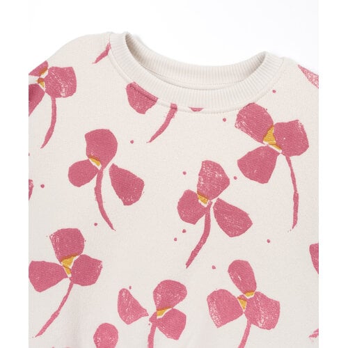 Play up Zachte trui met roze bloemen Play up Zachte trui met roze bloemen