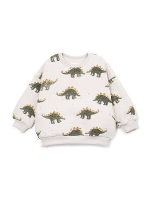 Play up Printed Fleece Sweater | Dino Play up Printed Fleece Sweater | Dino