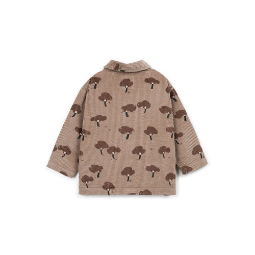 Play up Bruin corduroy shirt met boompjes Play up Bruin corduroy shirt met boompjes
