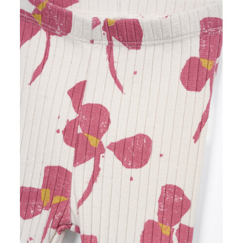 Play up Legging met roze bloemen print