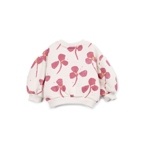 Play up Zachte baby trui met roze bloemen Play up Zachte baby trui met roze bloemen