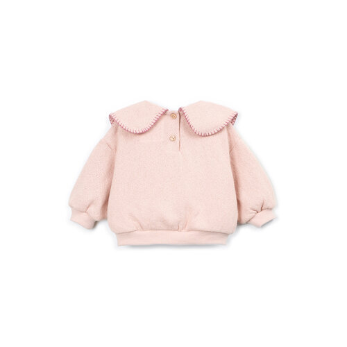 Play up Roze baby trui met kraagje Play up Roze baby trui met kraagje