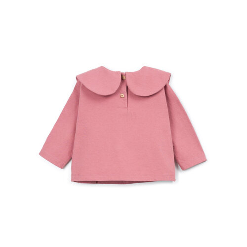 Play up Roze longsleeve top met kraagje
