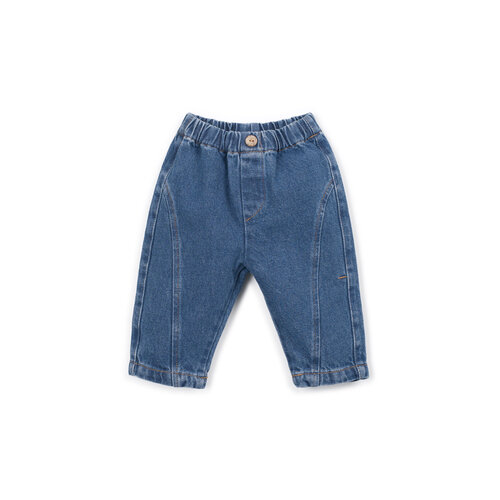 Play up Donker blauw denim broekje