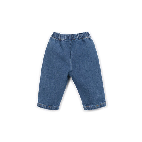 Play up Donker blauw denim broekje