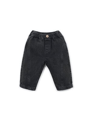 Play up Denim Trousers | Black Denim