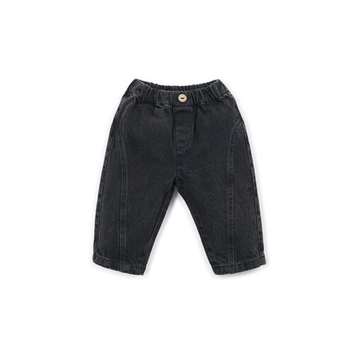 Play up Zwart denim broekje