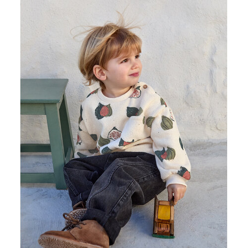 Play up Zwart denim broekje