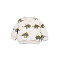 Printed Fleece Sweater | Dino