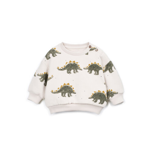 Play up Zachte baby trui met dino's Play up Zachte baby trui met dino's