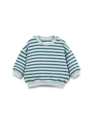 Play up Striped Jersey Sweater | Cyanotype Play up Striped Jersey Sweater | Cyanotype