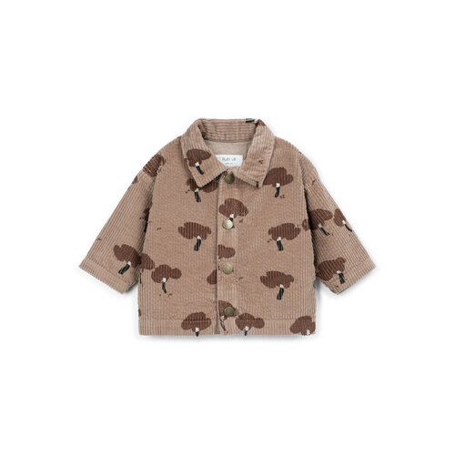 Play up Bruin corduroy shirt met boompjes