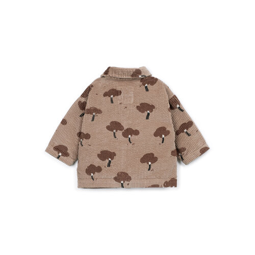 Play up Bruin corduroy shirt met boompjes
