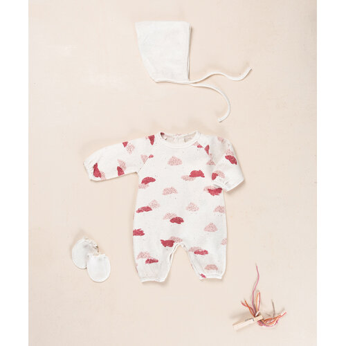 Play up Newborn pakje met roze wolkjes Play up Newborn pakje met roze wolkjes