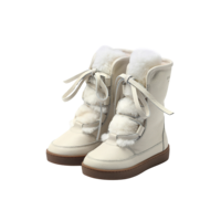 Sonny Boots | Off White Leather