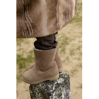 Aniq Boots | Taupe Suede