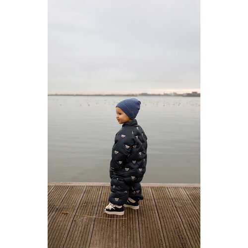 Donsje Blauw baby pak met koala print Donsje Blauw baby pak met koala print