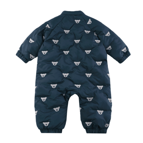 Donsje Blauw baby pak met koala print Donsje Blauw baby pak met koala print